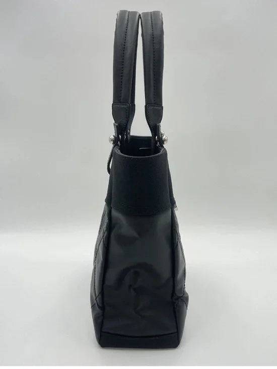 Chanel Paris Biarritz PM Matelassé Leather Black Tote Bag W/B/D - Picture 8 of 14